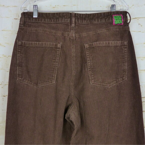 Empyre Pants Womens 11 Brown 32x29.5 Corduroy Loose Baggy Tori Carafe Skate Y2K - Picture 11 of 14